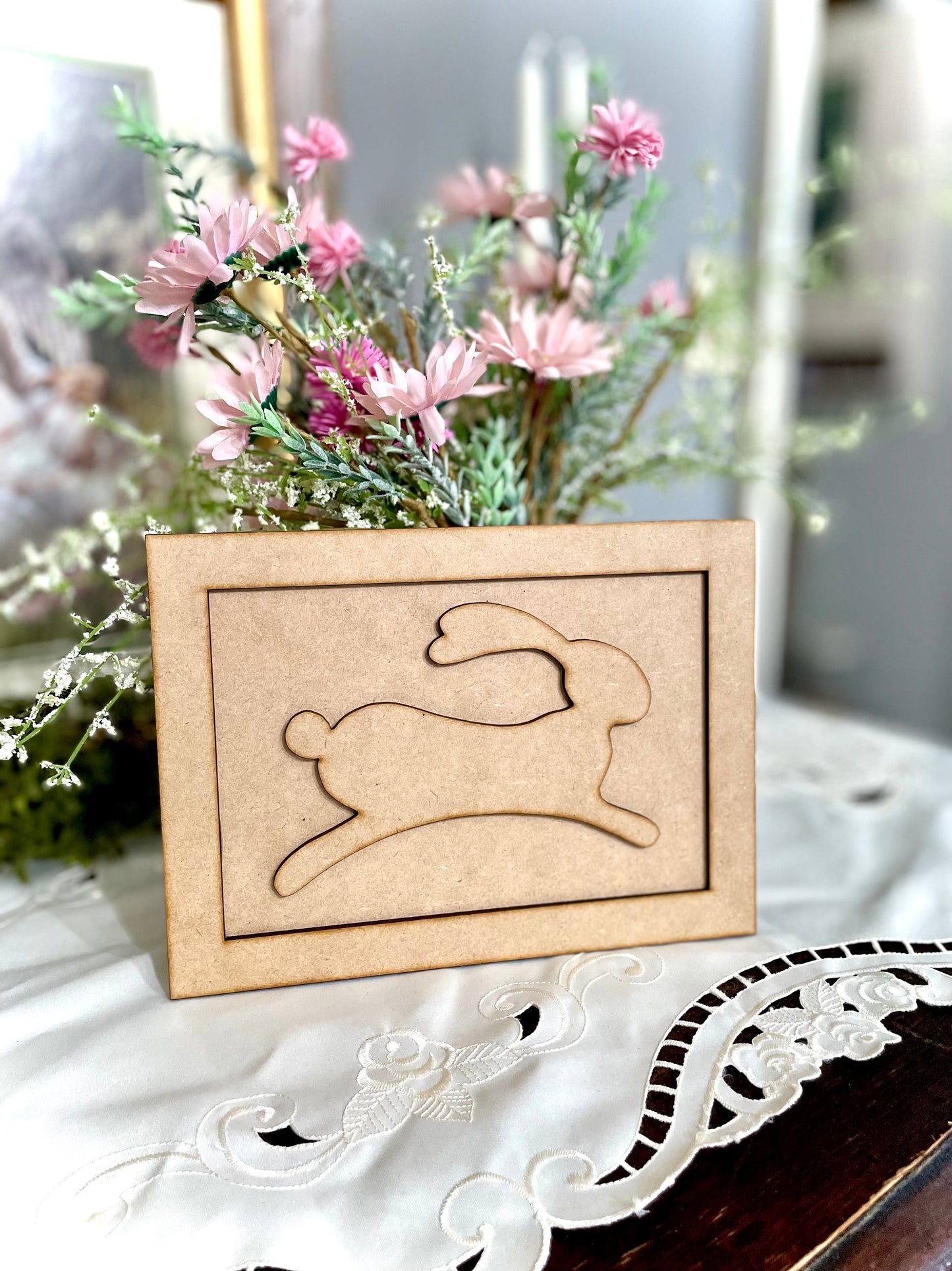 (CK) Vintage Bunny Frame - DIY Craft Kit