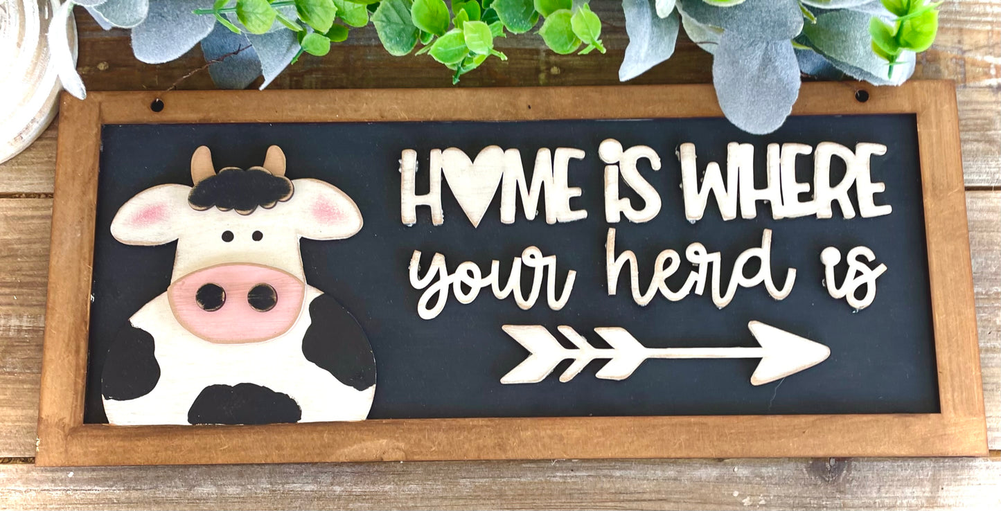 (CK) Home Is Where Your Herd Is - Craft Kit