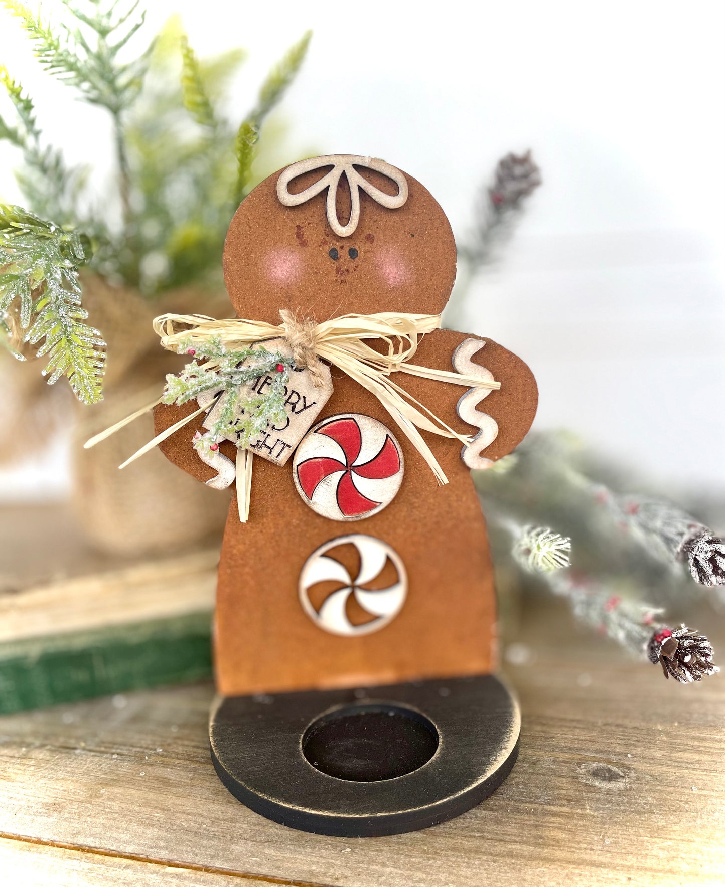 Merry Monday Votive Gingerbread Man - DIY Craft Kit