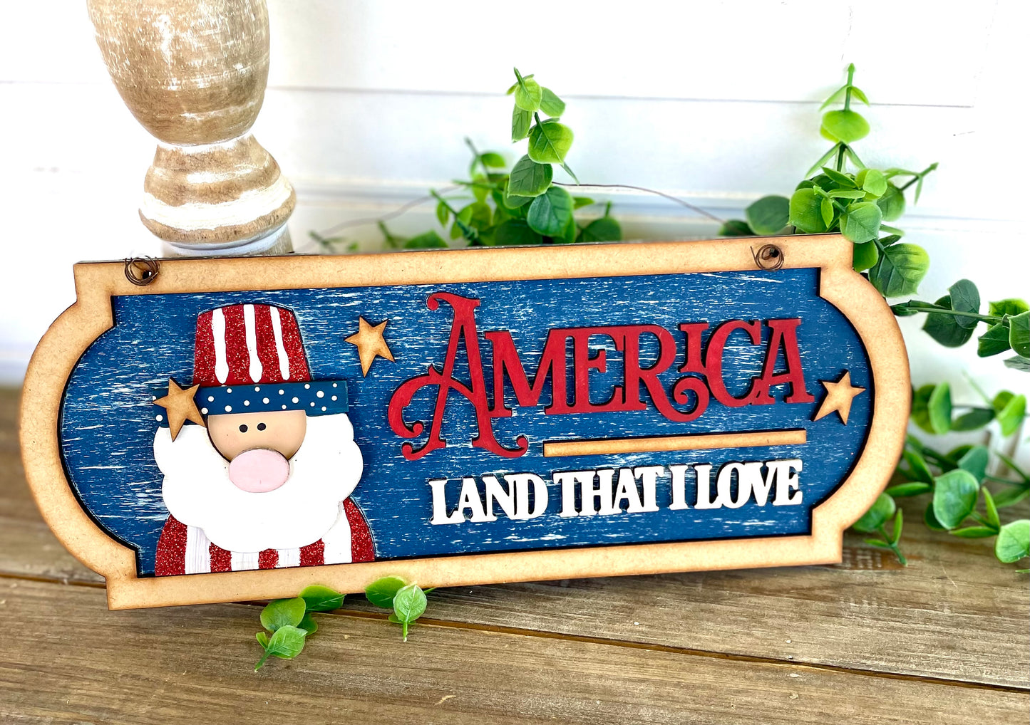 (CK) America Uncle Sam Sign - Craft Kit