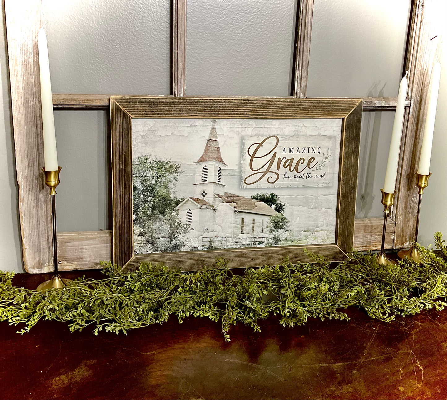 (FP) Amazing Grace Rustic Frame