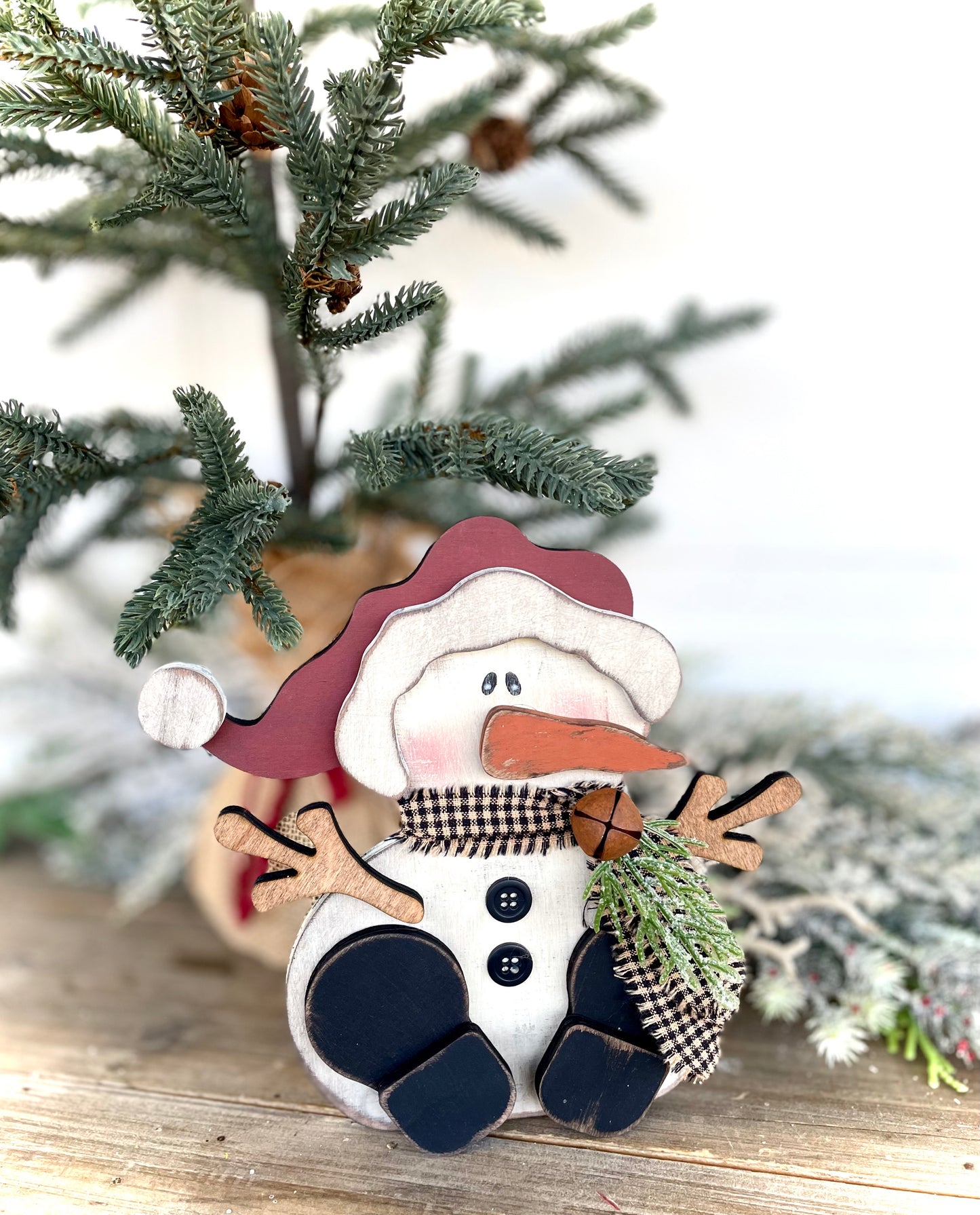 Sammy the Snowman Leaner - DIY Craft Kit (*This kit is now cut on 1/8” MDF/Hardboard*)
