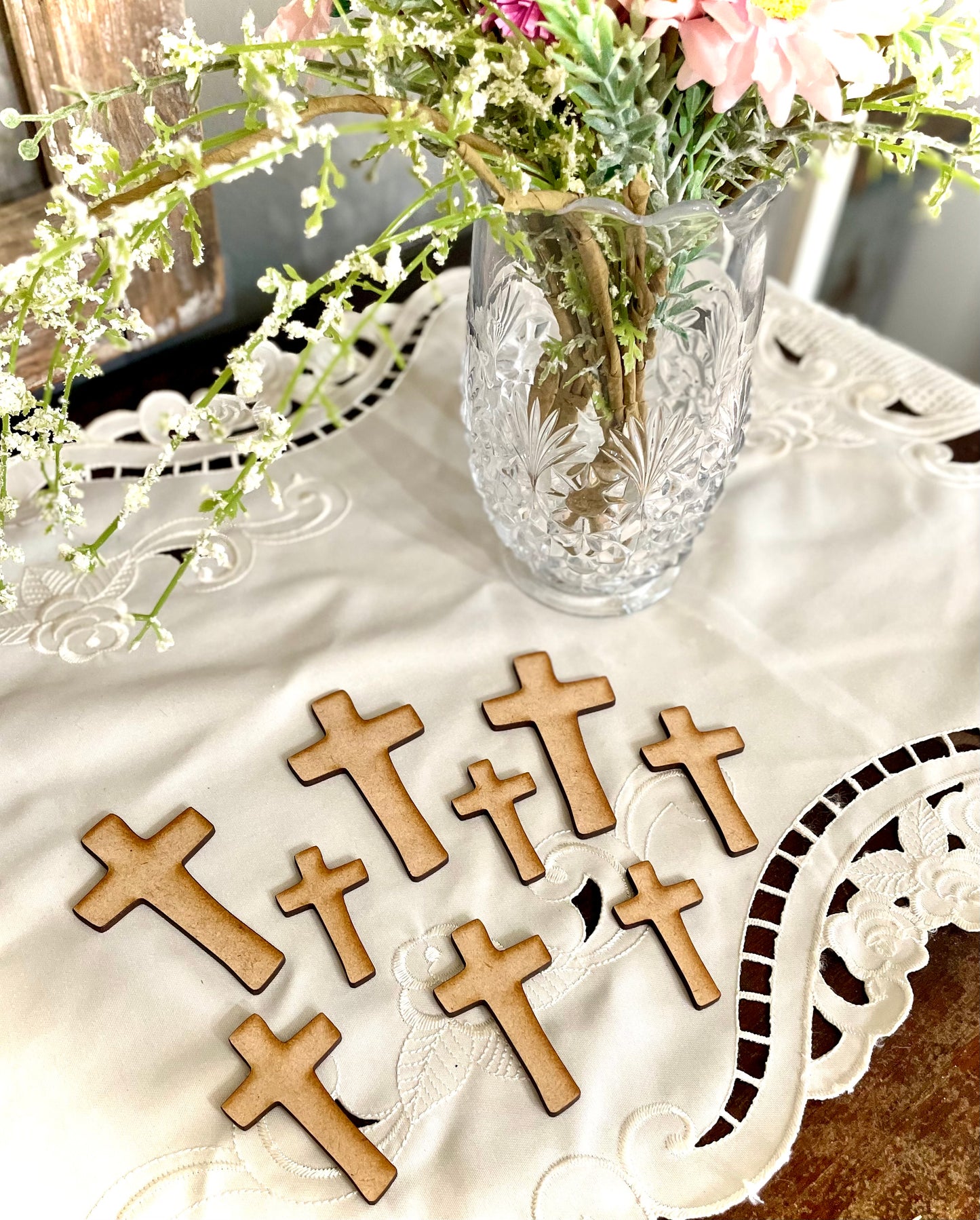 (CK) Cross Cutouts, set of 9