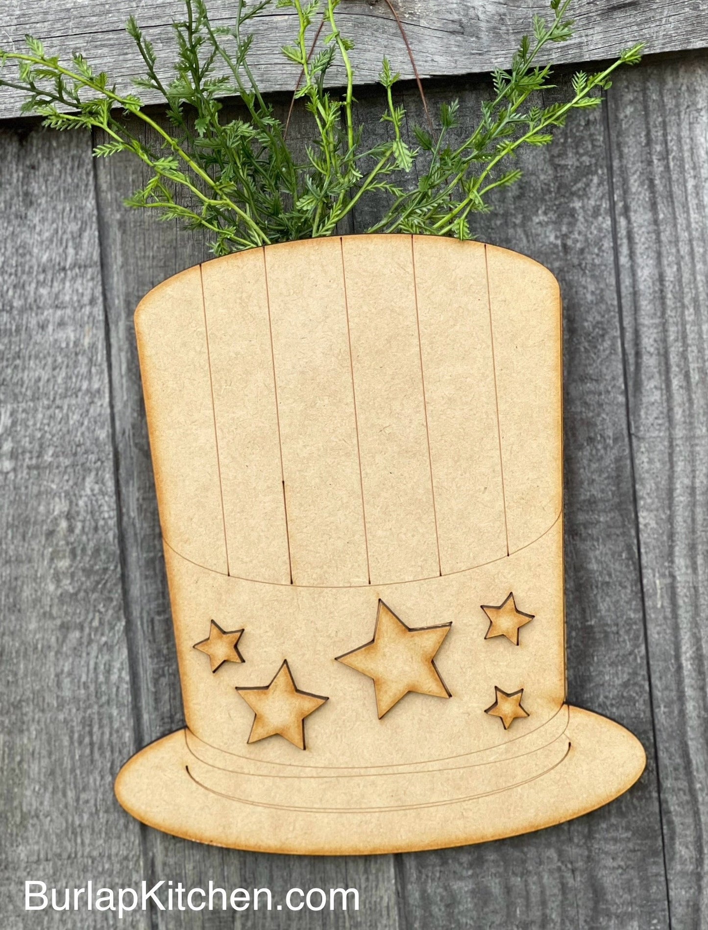 (CK) Uncle Sam Hat with Floral Pocket - Craft Kit