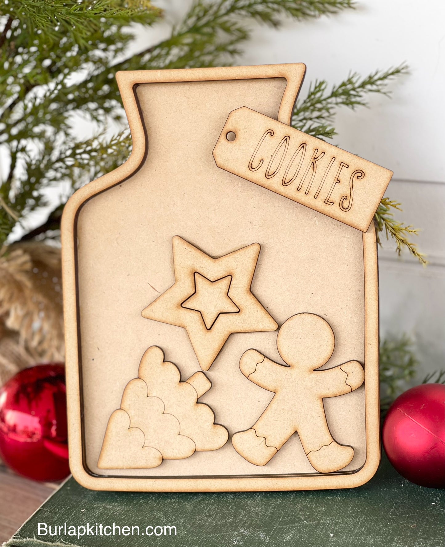 Christmas Cookie Jar - DIY Craft Kit