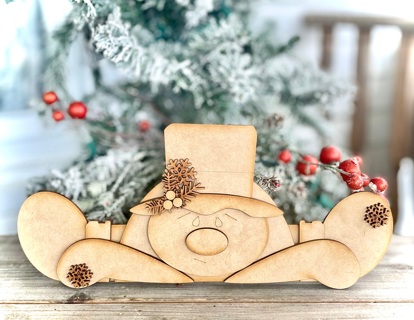 (BFR25) Charlie The Snowman Leaner - DIY Craft Kit