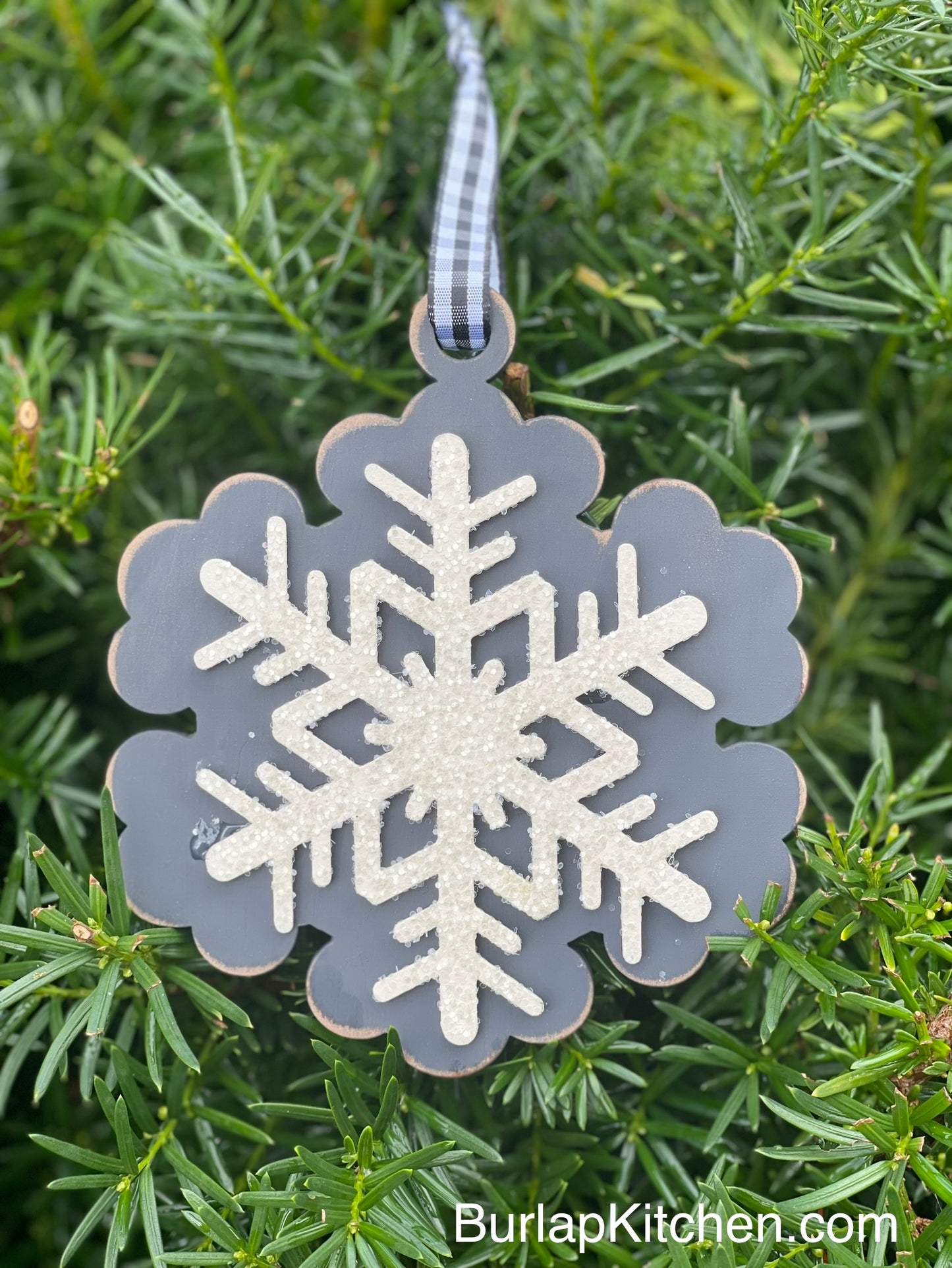 Snowflake Ornaments, Set of 3 - (DIY Craft Kit)