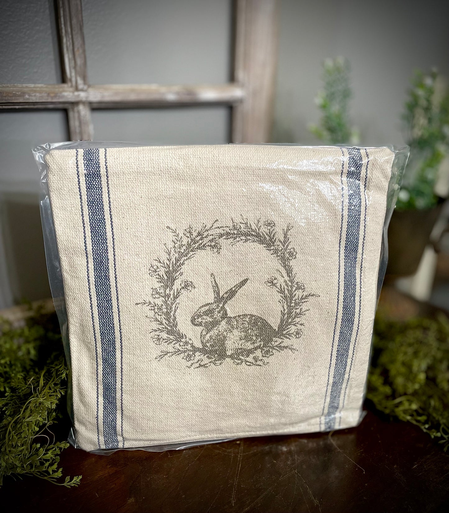 (FP) Farmhouse Bunny Pillow