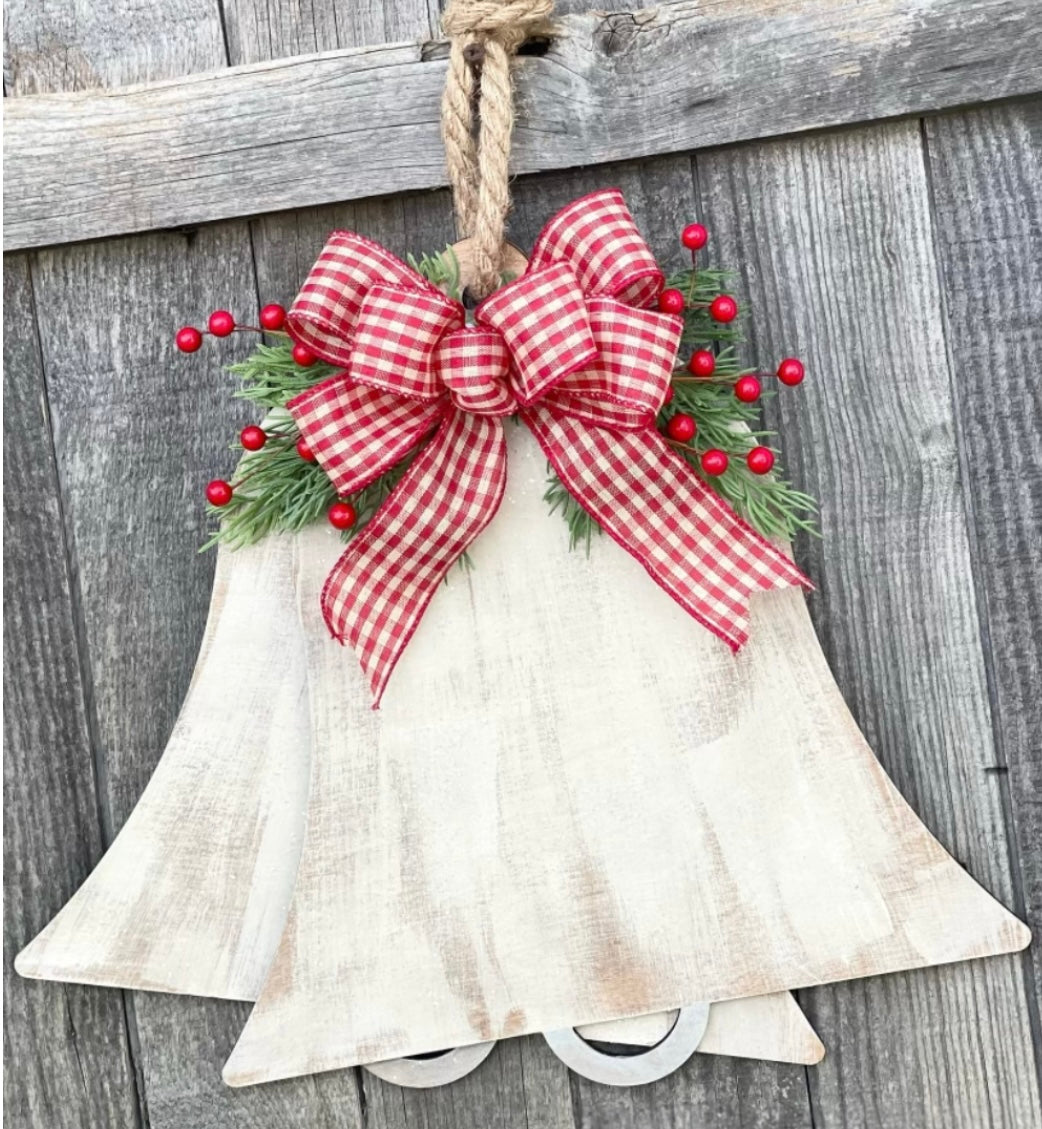 (CK) Wooden Bell Door Hanger Bells - Craft Kit