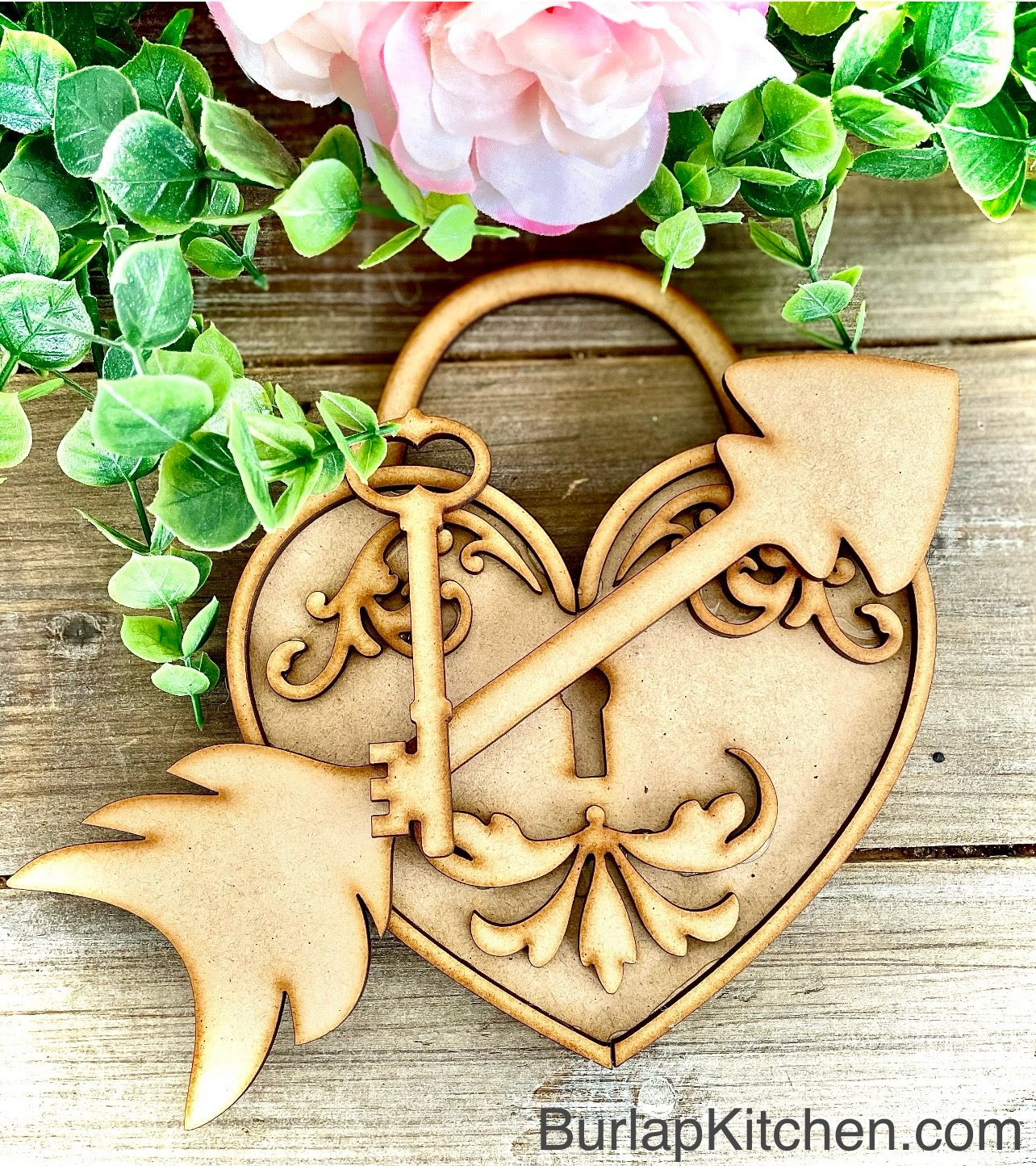 (CK) Rustic Key & Locket - Craft Kit