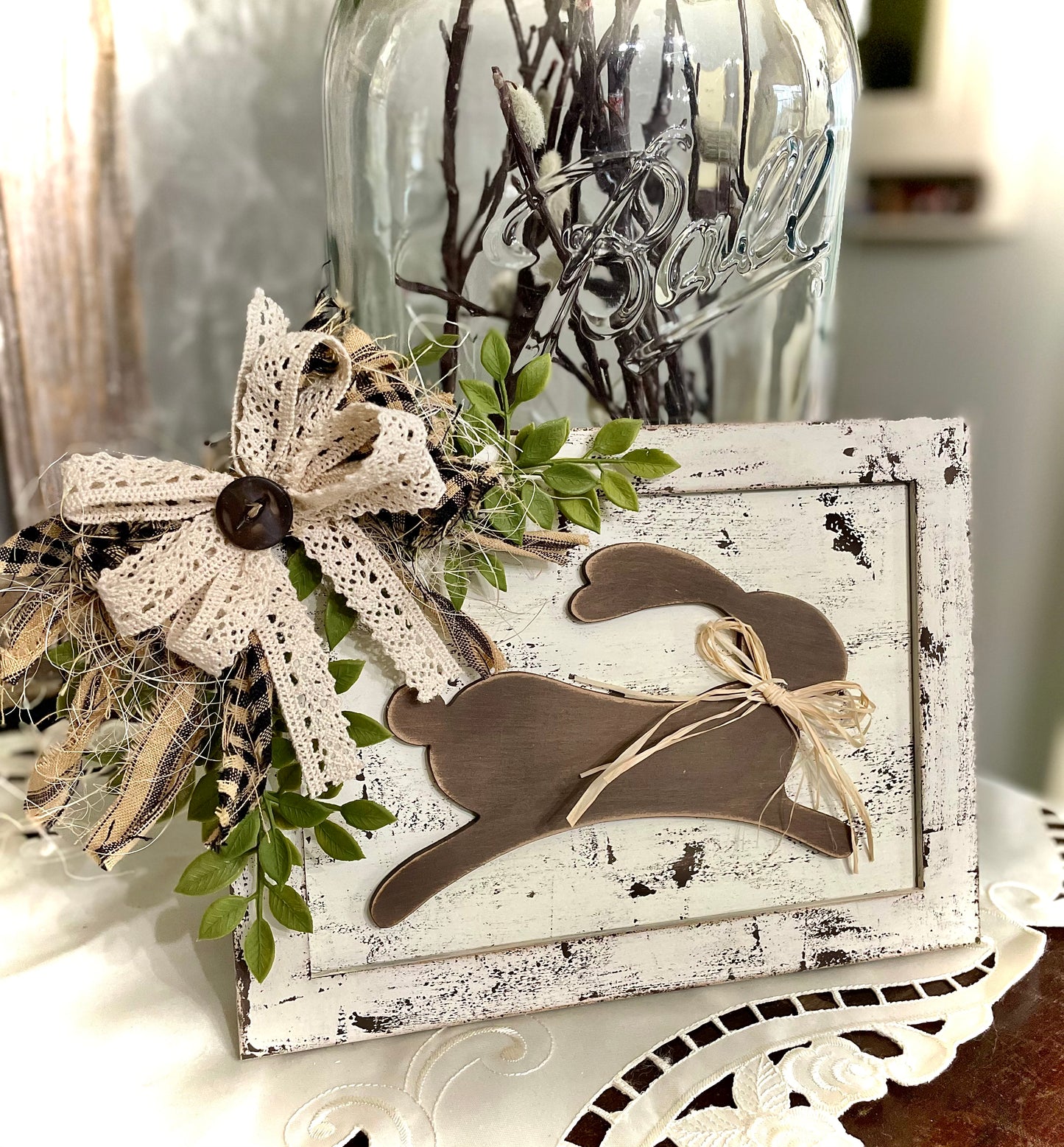 (CK) Vintage Bunny Frame - DIY Craft Kit