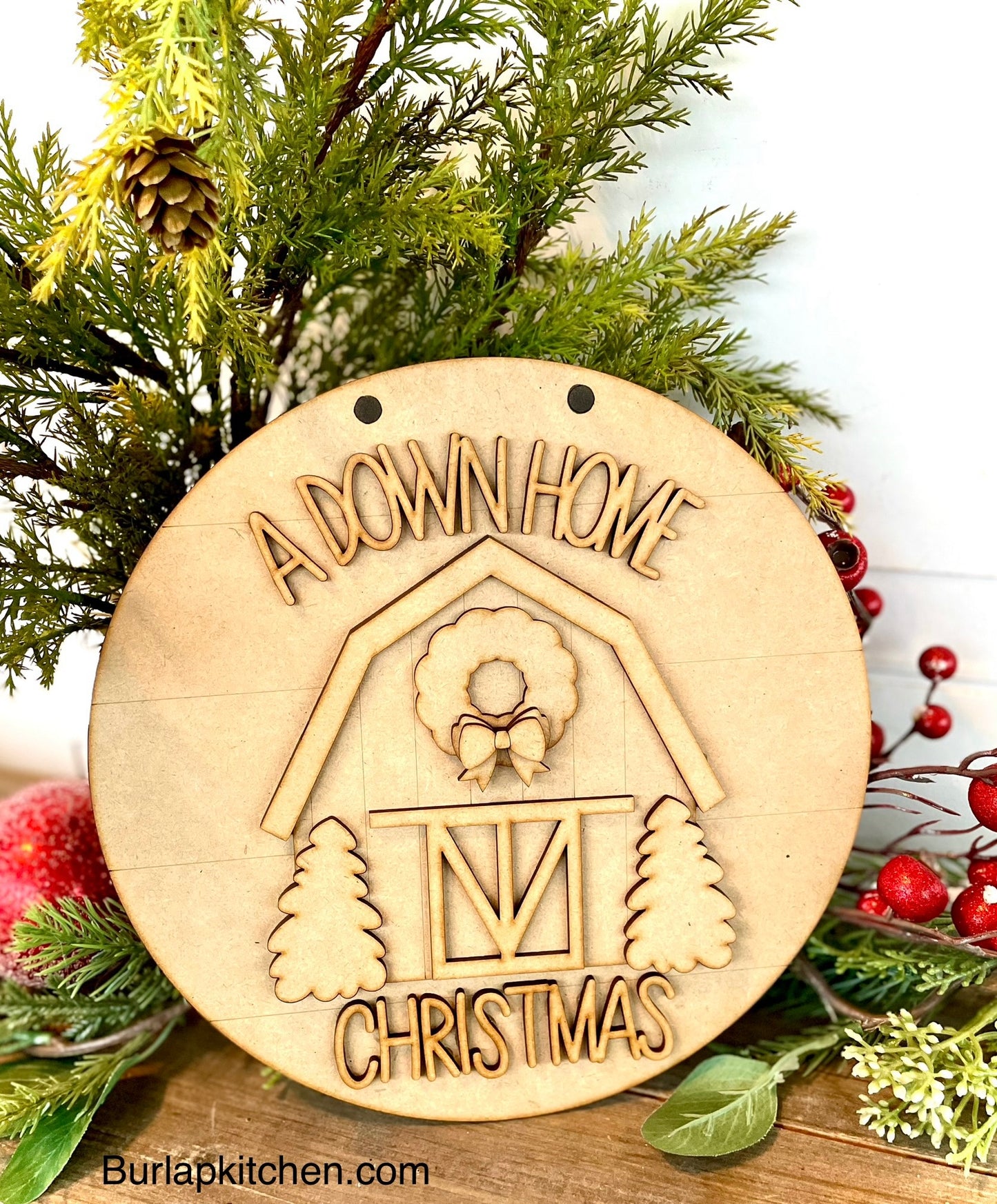 A Down Home Christmas Hanger - DIY Craft Kit