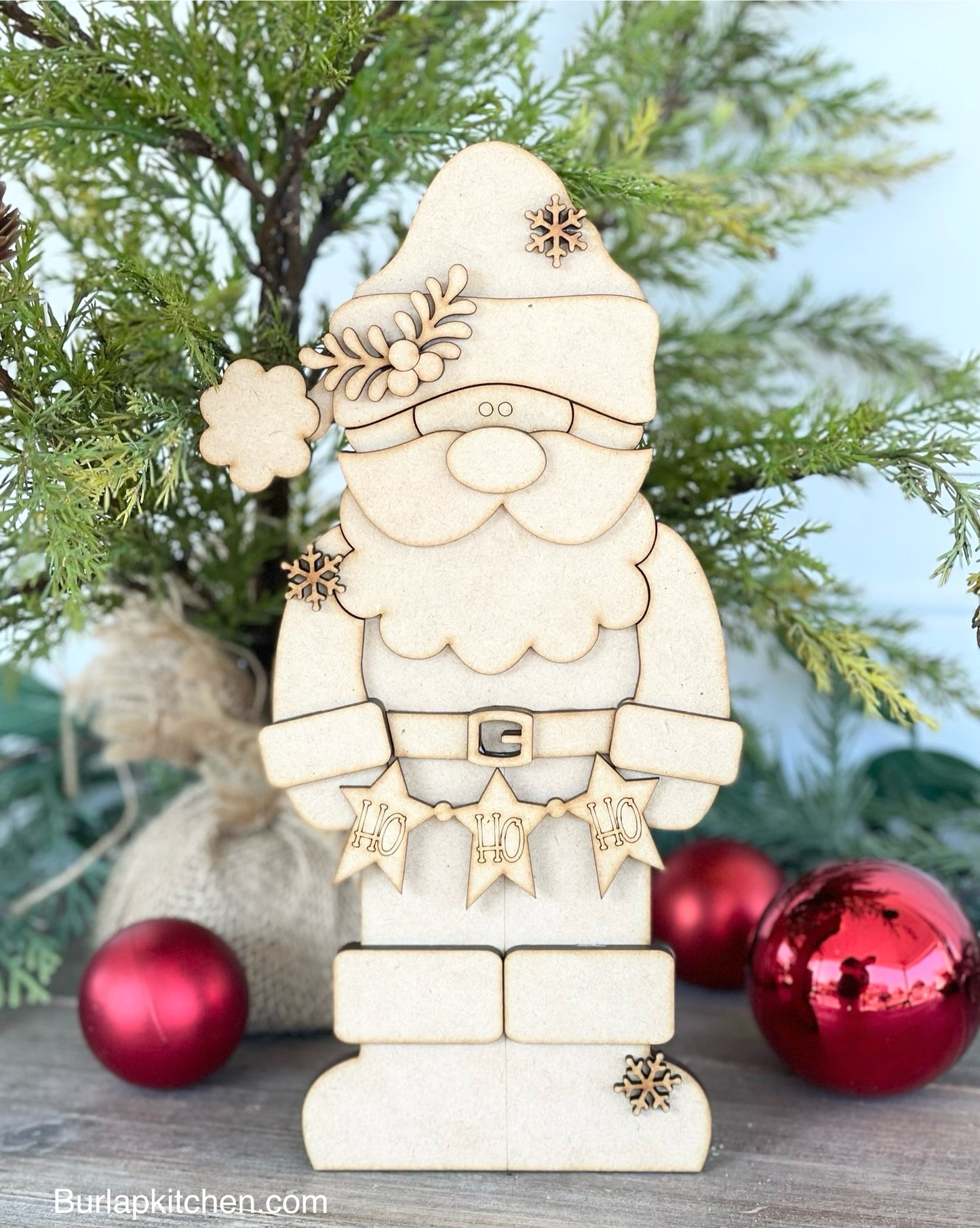 Merry Monday “Ho Ho Ho” Banner Santa