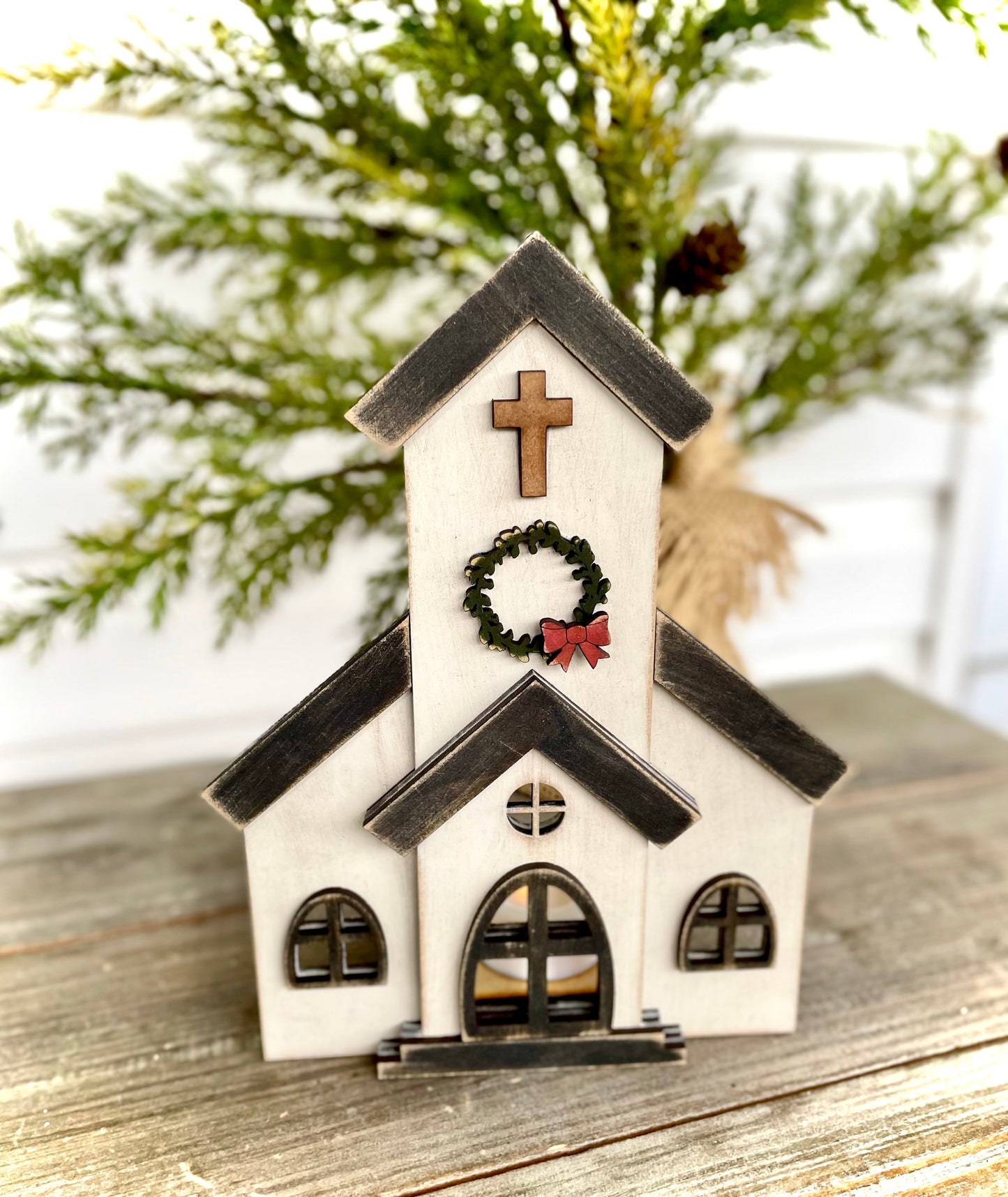 Holiday Church Votive - DIY Craft Kit