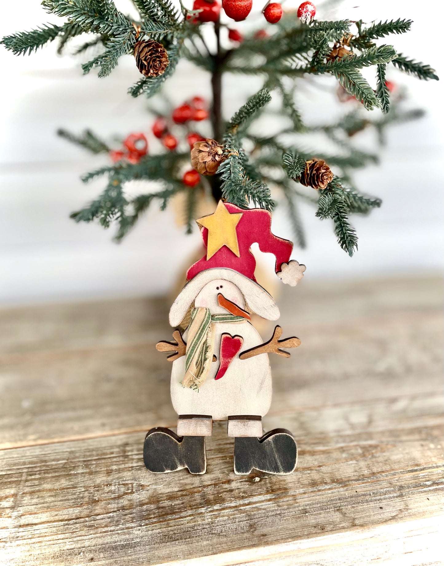 Merry Monday Mini Whimsical Snowman Leaner (DIY Craft Kit)