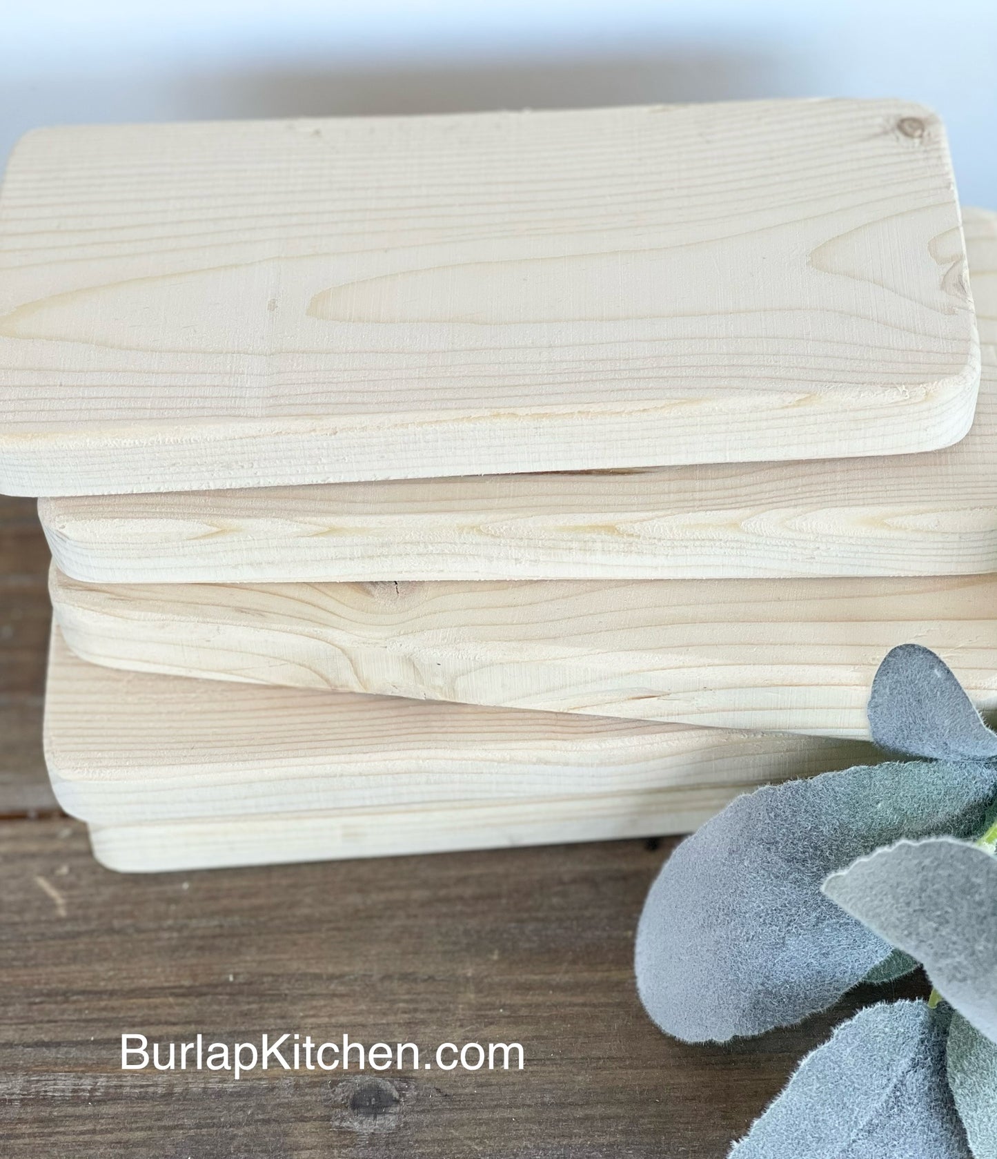 Set of 5 Wood Blocks for Crafting