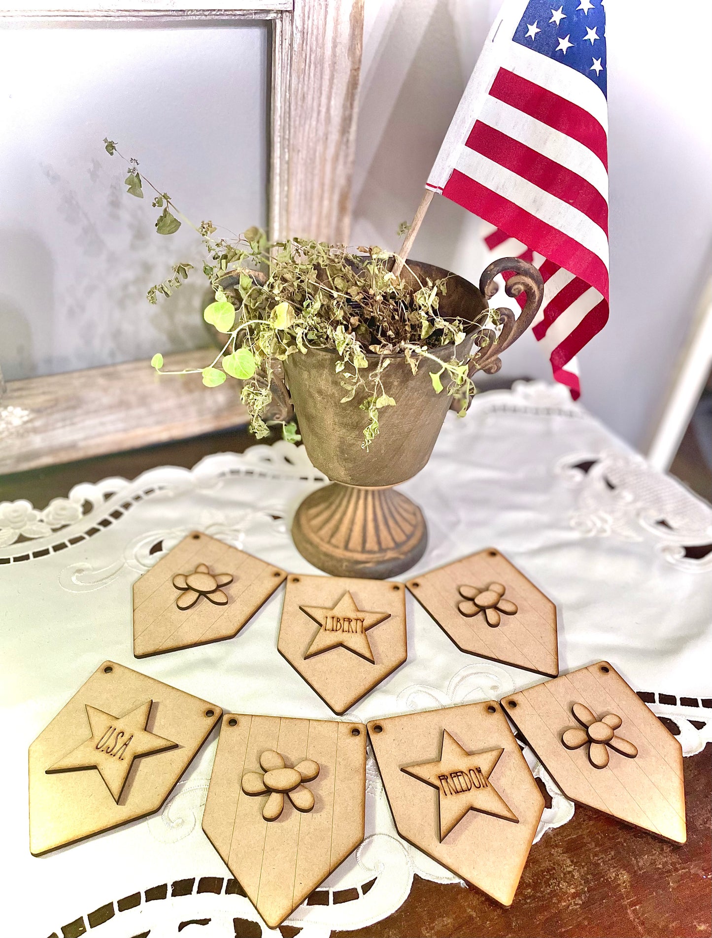 (CK) Star & Daisy Banner