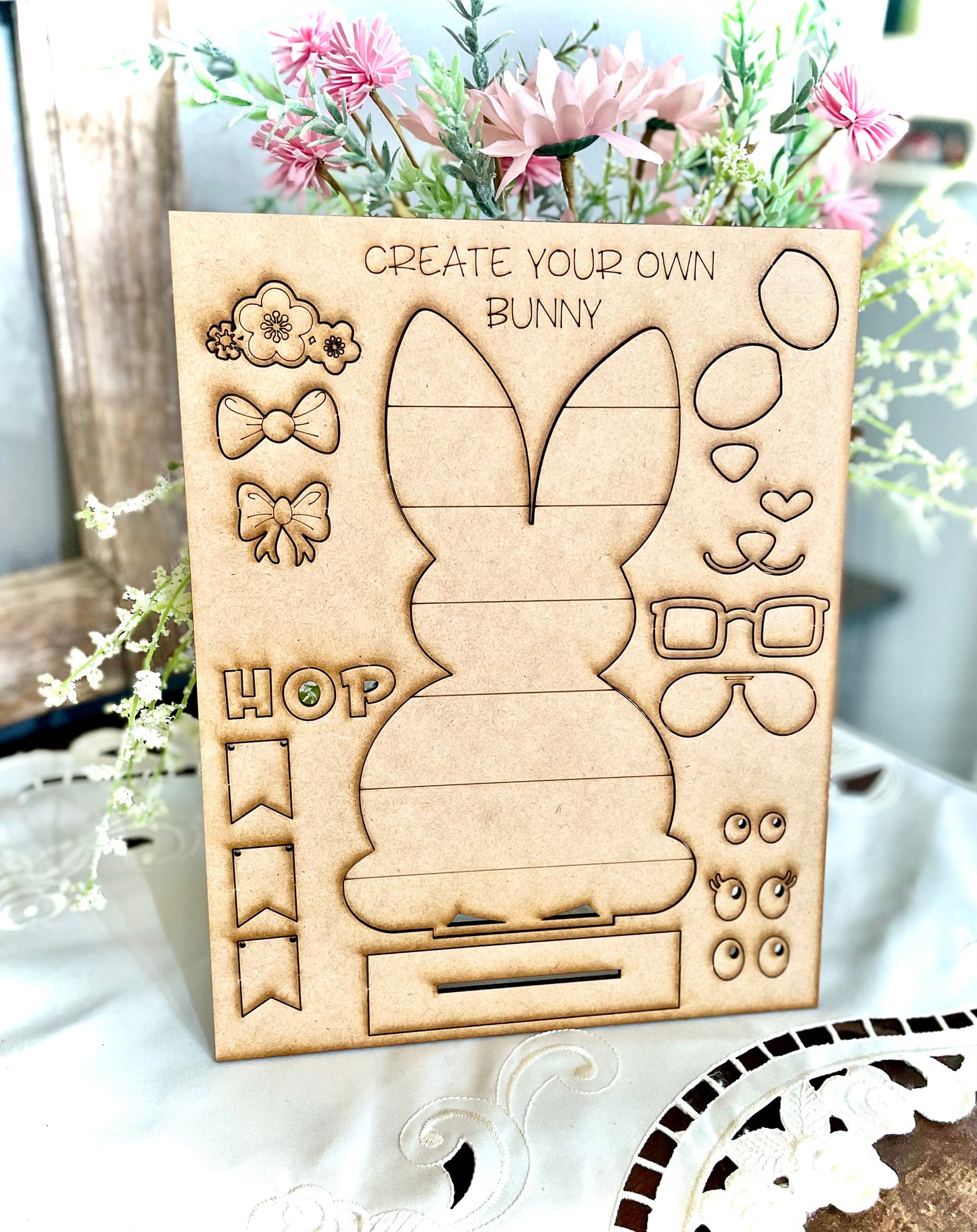 (CK) Create Your Own Bunny - DIY Cutout