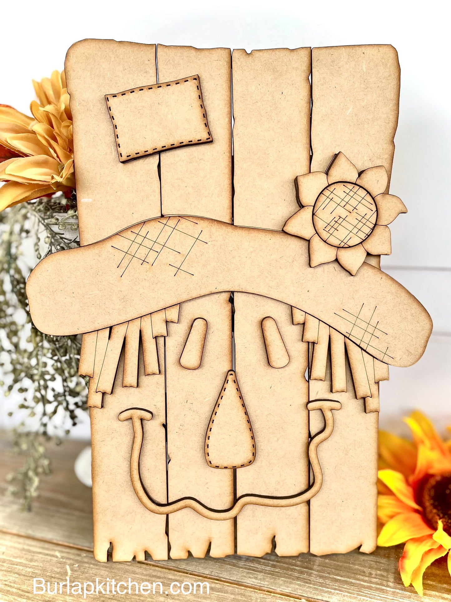 Pallet Board Scarecrow - (DIY Craft Kit)