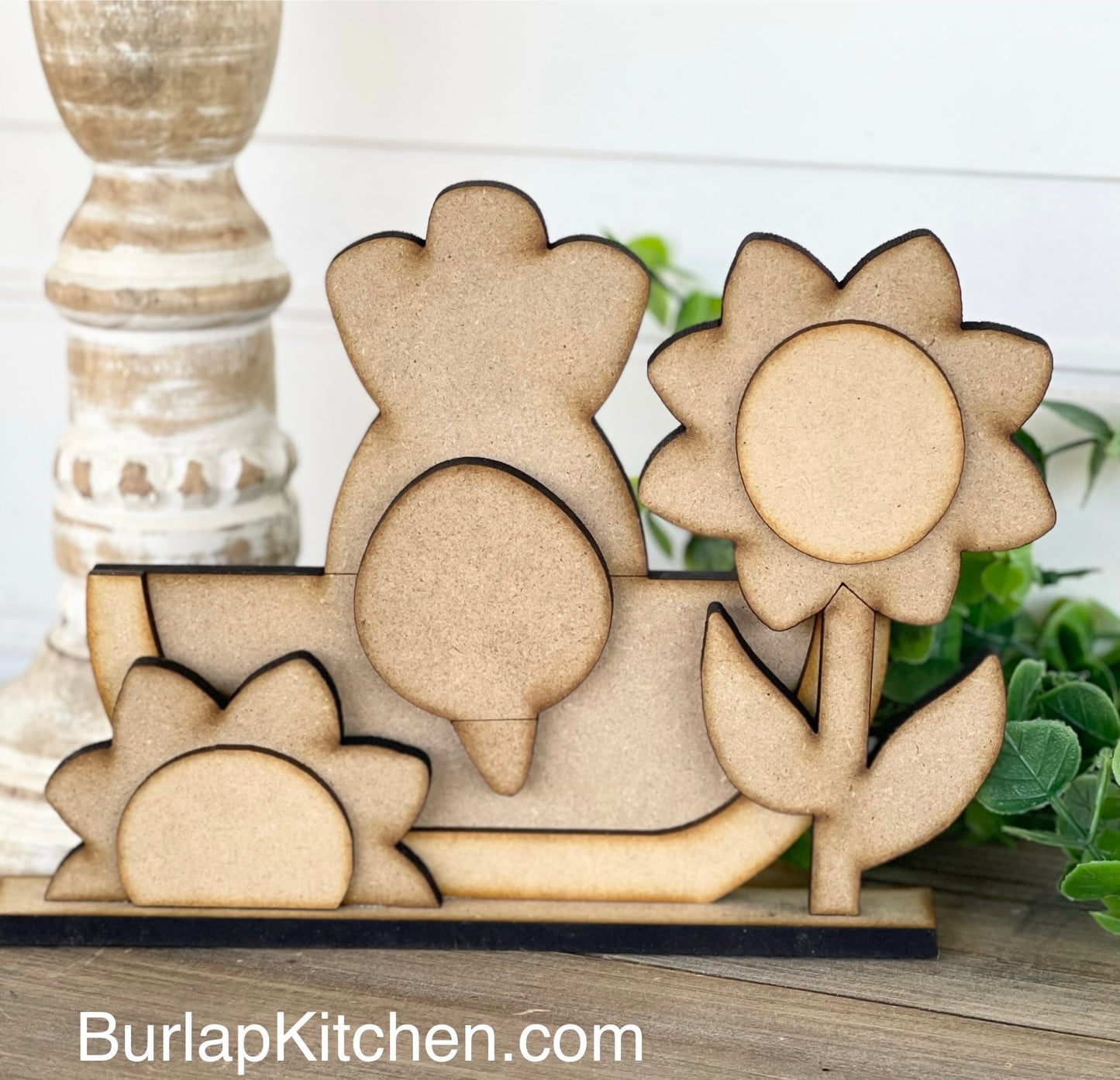 Crow w/ Watermelon & Sunflowers - (DIY Craft Kit)