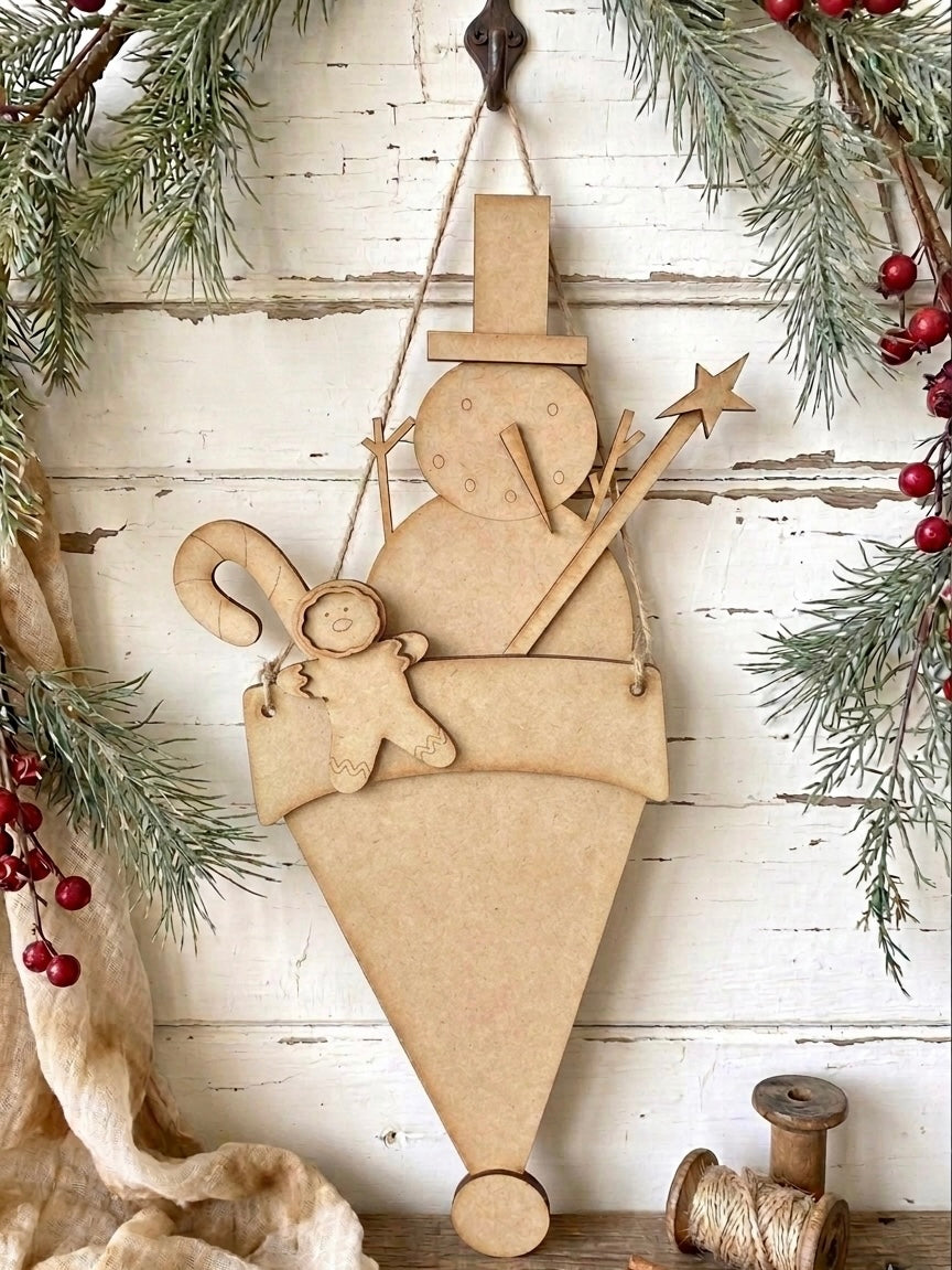 Santa’s Festive Hat Hanger - DIY Craft Kit