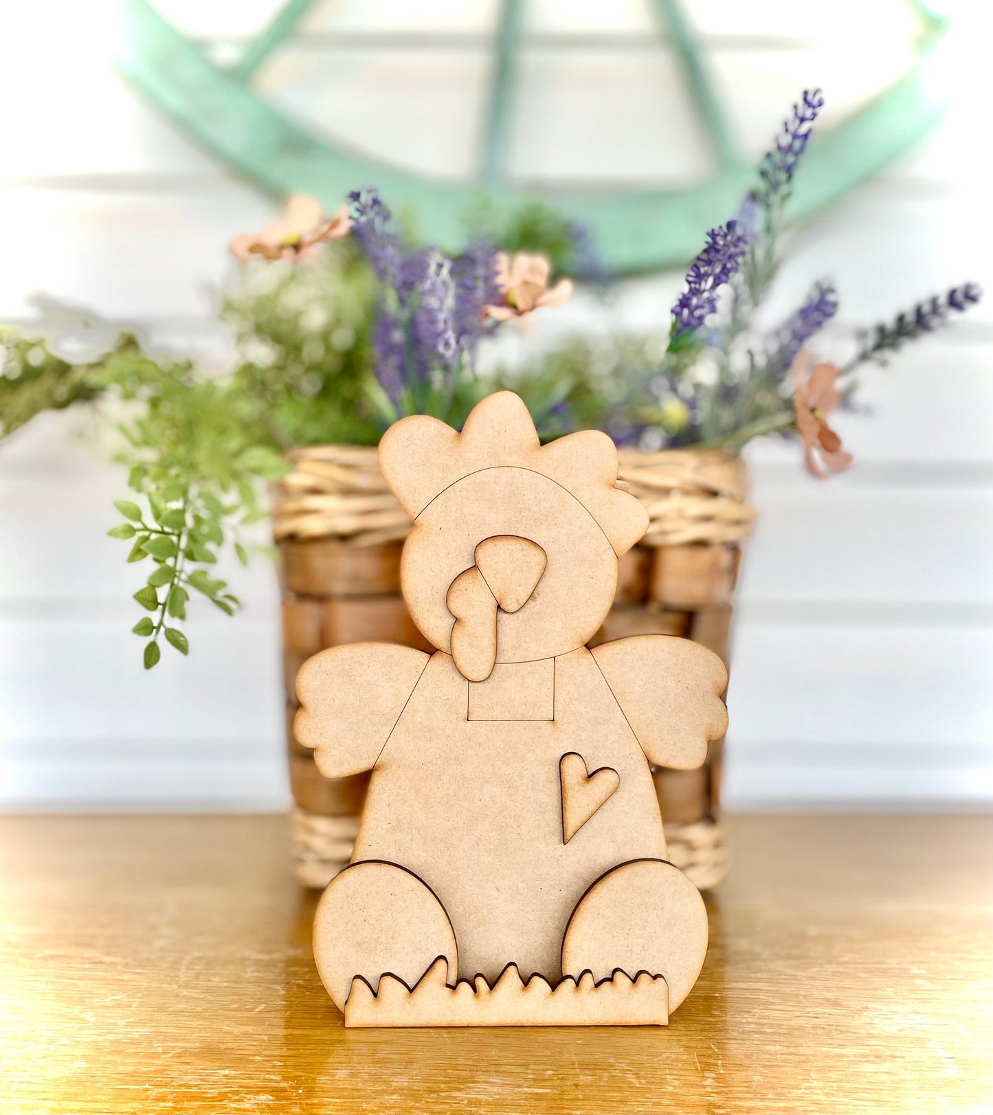 (Item#037) Chicken Recipe Card Holder - DIY Craft Kit