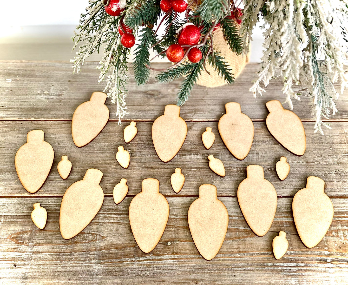 Multi-Pack Christmas Light Bulbs for Crafting