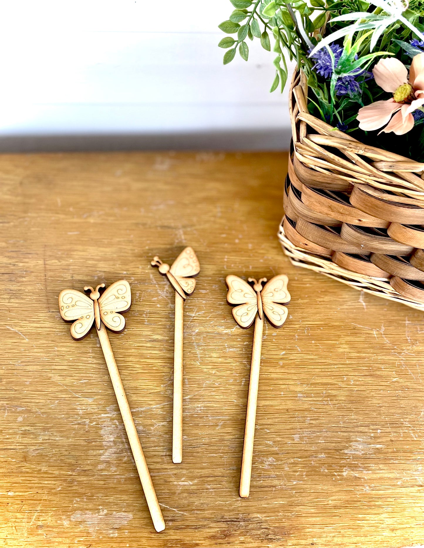 (Item#026) DIY Butterfly Inserts for Interchangeable Flower Pot (*Inserts Only)