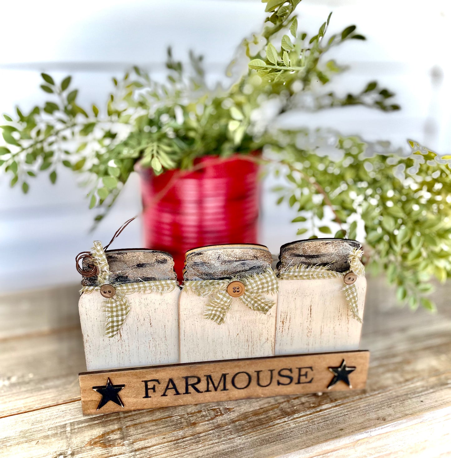 Rustic Farmhouse Mason Jar Hanger (DIY Craft Kit)
