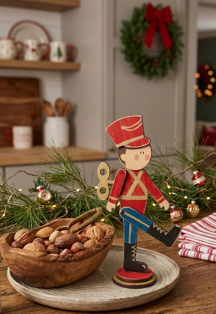 (Item#080) “Marching” Christmas Nutcracker - DIY Craft Kit