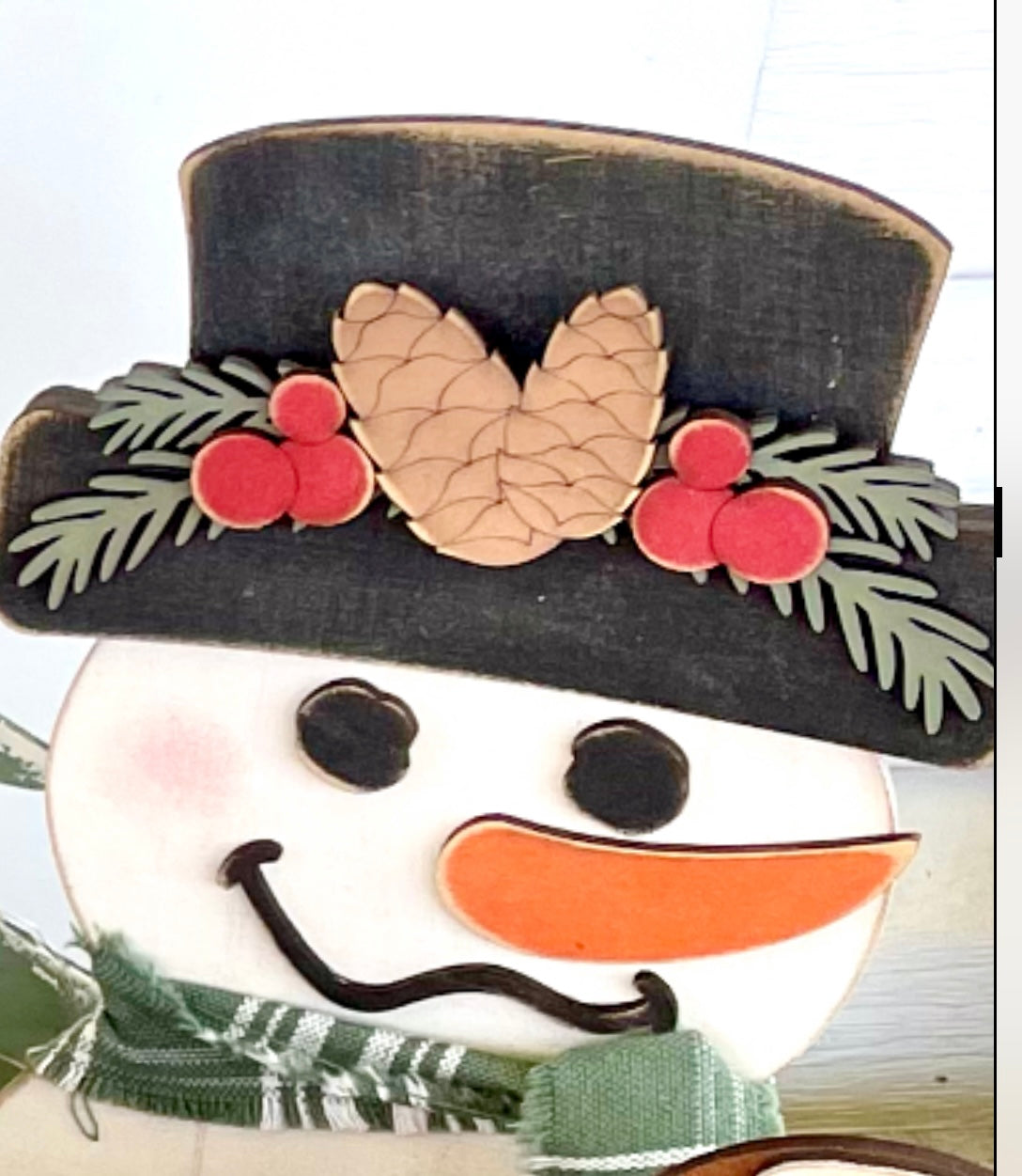 Merry Monday Shiplap Snowman Leaner - DIY Craft Kit