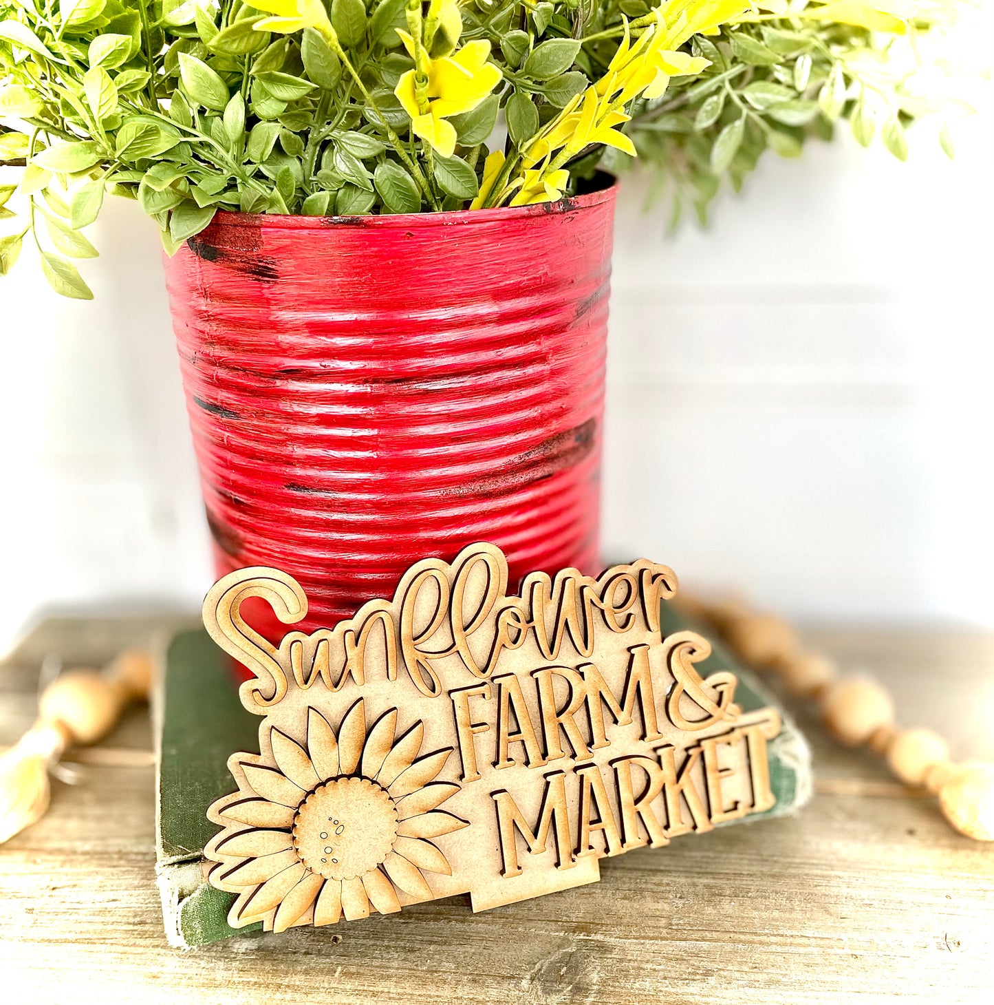 Sunflower Farm & Market DIY Insert Only for interchangeable basket