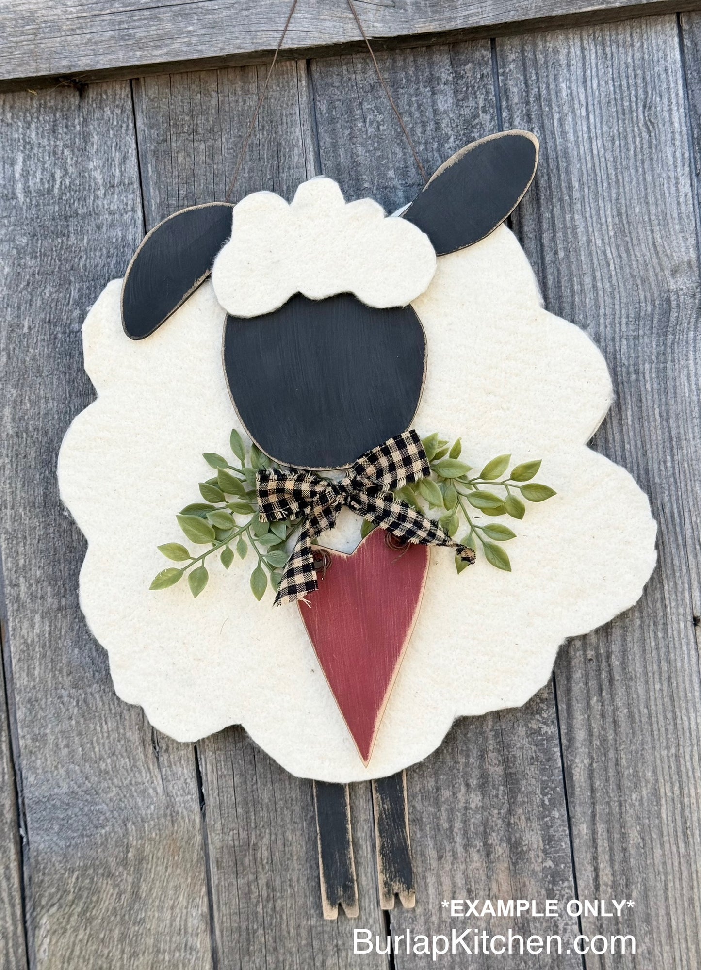 (CK) Lamb Wall Hanger - DIY Craft Kit