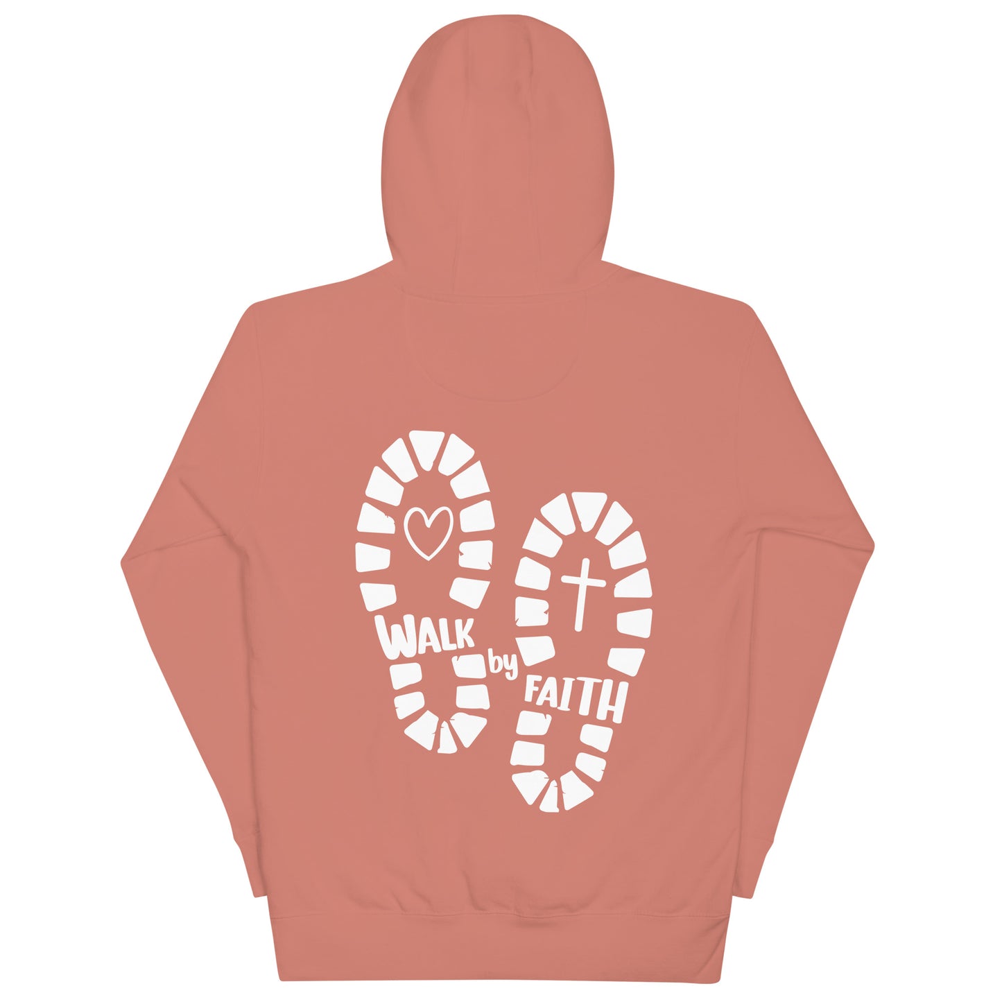 Walk by Faith Hoodie - Cotton Heritage