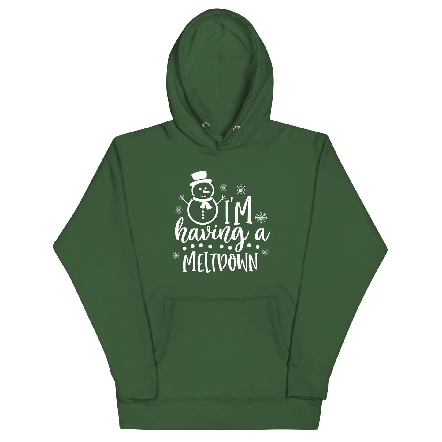 I’m Having a Meltdown Christmas Hoodie (Cotton Heritage)