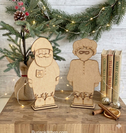 Mr. & Mrs. Claus - Stand Alone DIY Craft Kit