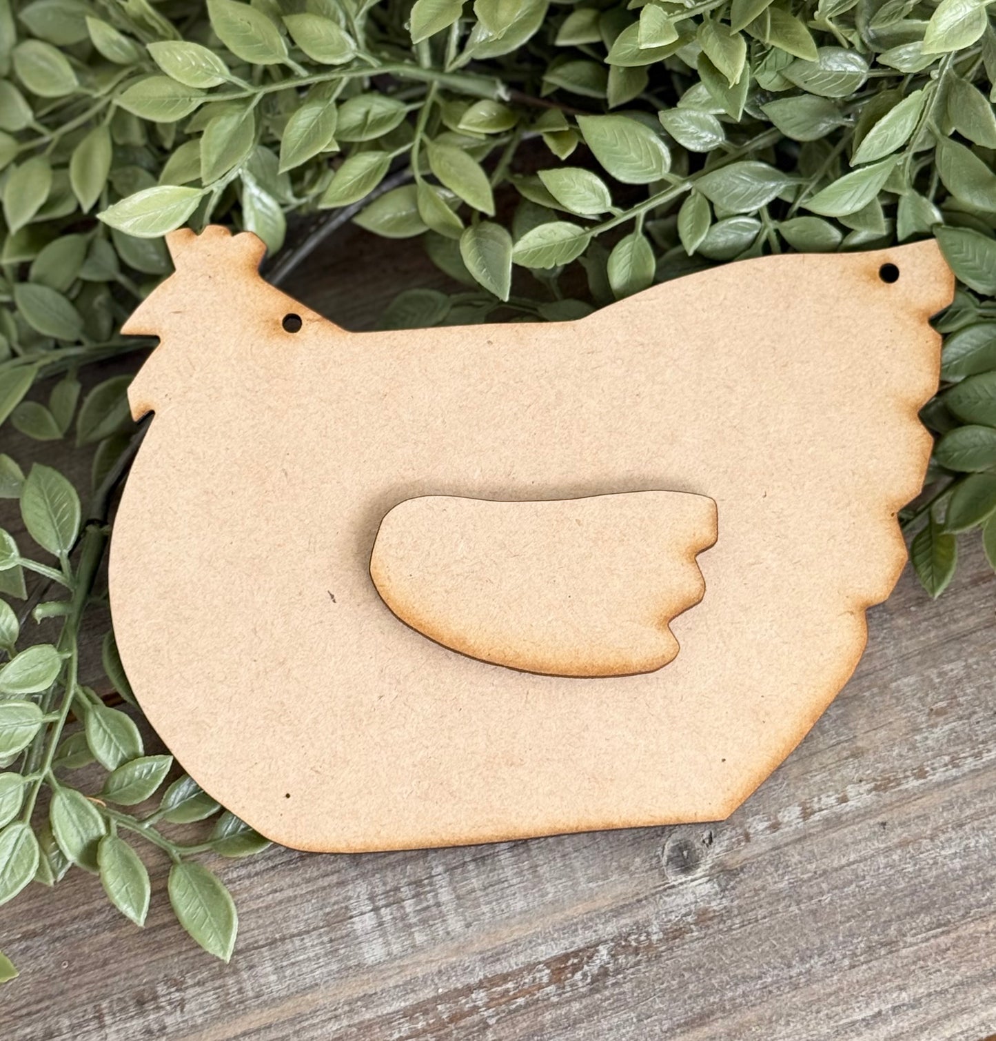 Hanging Hen Cutout