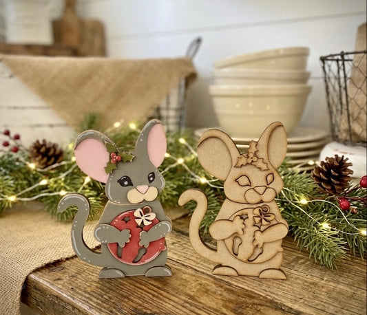 Cute Christmas Mouse - DIY Craft Kit