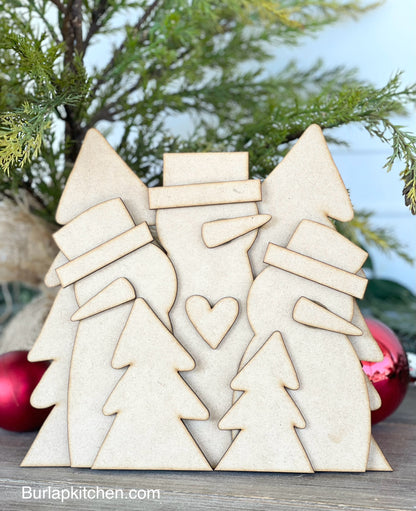 Snowman Family - DIY Craft Kit