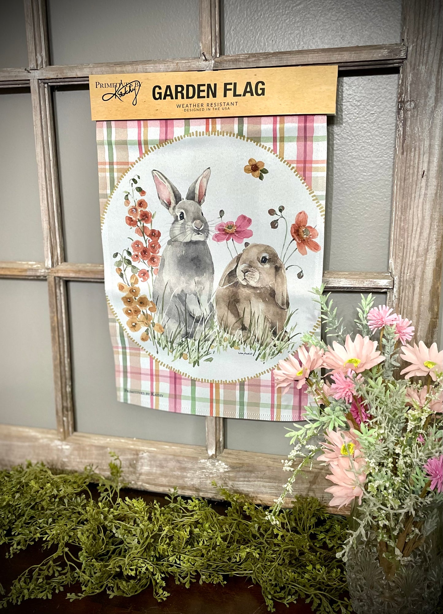 (FP) Bunny Garden Flag