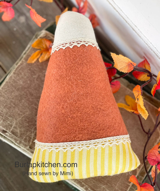 (HSM) Candy Corn Decoration - Hand Sewn by Mimi