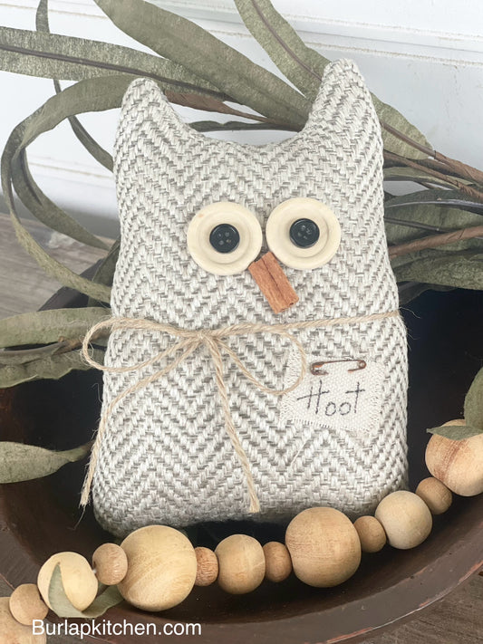 (HSM) Fall Owl - Hand Sewn by Mimi