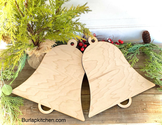 (CK) Wooden Bell Door Hanger Bells - Craft Kit