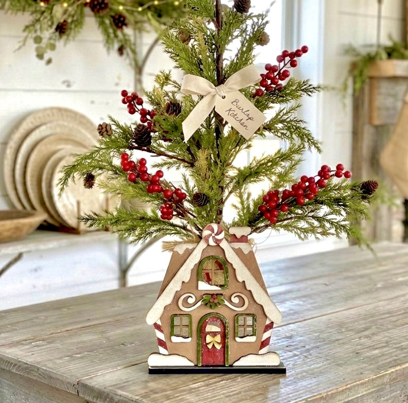 Gingerbread House Votive - DIY Craft Kit