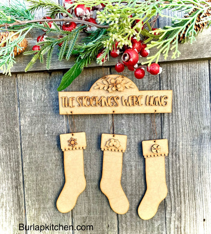 “The Stockings Were Hung”Hanging Stockings - DIY Craft Kit