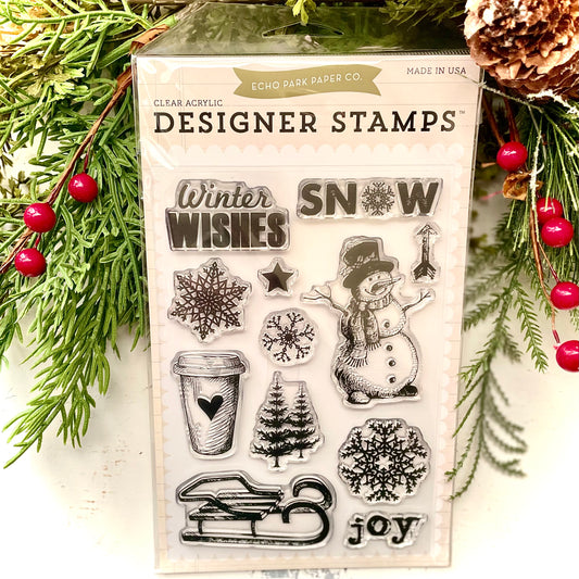 Joyful Winter Acrylic Stamps