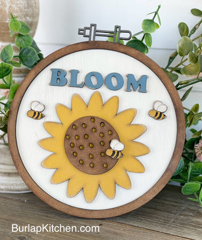 (CK) BLOOM Embroidery Hoop - Craft Kit