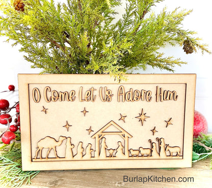 Merry Monday- O’ Come Let Us Adore Him - DIY Craft Kit