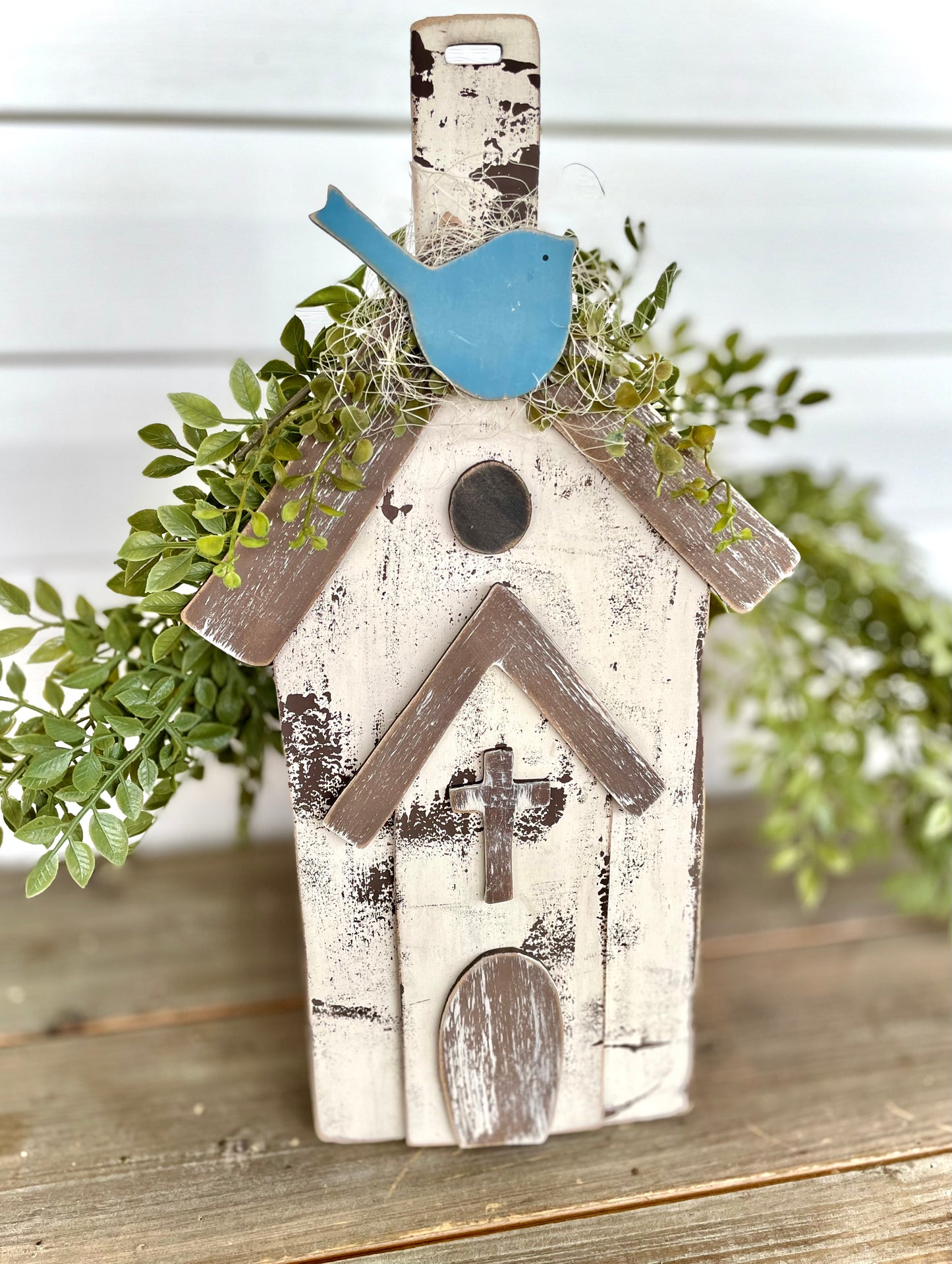(CK) Birdhouse Church Cutting Board - DIY Craft Kit