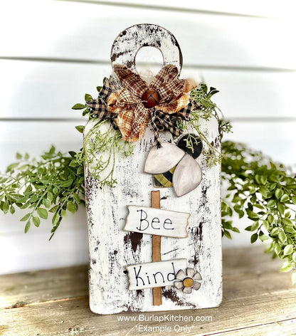 (CK) DIY Bee Sign Cutting Board